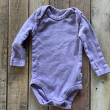 Organic Purple Onesie | 0-3 mo | Honest Baby