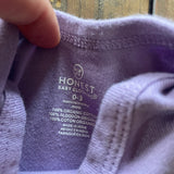 Organic Purple Onesie | 0-3 mo | Honest Baby