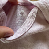 Organic Pale Pink Onesie | 0-3 mo | Honest Baby