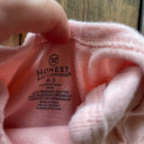 Organic Pink Onesie | 0-3 mo | Honest Baby