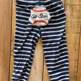 Stripe "All Star" Pants | 9-12 mo
