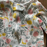 Garden Zip Up Pajama | 0-3 mo | Carter's