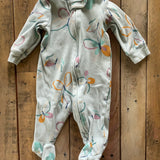 Butterfly Zip Up Pajama | 0-3 mo | Carter's