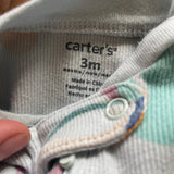 Butterfly Zip Up Pajama | 0-3 mo | Carter's