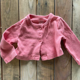 Pink Long Sleeve Top | 0-3 mo | Carter's