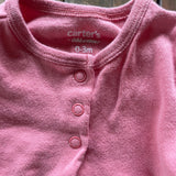 Pink Long Sleeve Top | 0-3 mo | Carter's