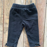 Black Ribbon Pants | 0-3 mo | HB