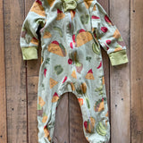 Organic Taco Zip Up Pajama |  6-9 mo | Honest Baby