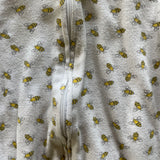 Bees Zip Up Pajama | 6-9 mo | Burt's Bees