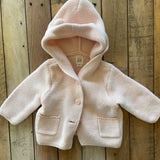 Pink Hooded Bear Cardigan | 3-6 mo | Baby Gap