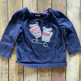 Fair Isle Furry Line Long Sleeve | 6-9 mo | Gymboree