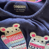 Fair Isle Furry Line Long Sleeve | 6-9 mo | Gymboree