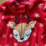 Reindeer Zip Up Pajama | 6-9 mo | Carter's