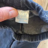 Navy Blue Ruffled Pants | 3-6 mo