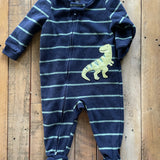 Striped Dino Pajama | 6-9 mo | Carter's