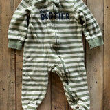 Green Little Brother Pajama | 6-9 mo | Carter's