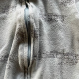 Gray Train Zip Up Pajama | 6-9 mo | Carter's