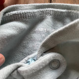 Gray Train Zip Up Pajama | 6-9 mo | Carter's