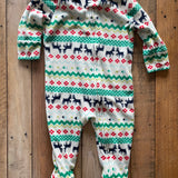 Reindeer Zip Up Pajama | 6-9 mo | Cat & Jack