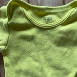 Lime Green Onesie | 6-9 mo | Carter's