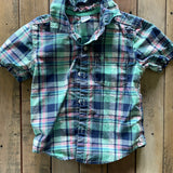 Plaid Short Sleeve Button Up | Carter's