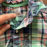 Plaid Short Sleeve Button Up | Carter's