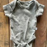 Grey Organic Short Sleeve Onesie | Honest Baby
