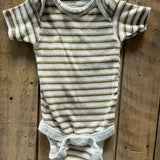 Striped Short Sleeve Onesie | MiniWear