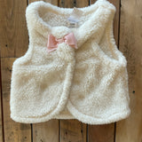 Cream Fleece Vest| 9-12 mo | Carter's