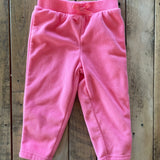 Fleece Pink Bow Pants | 9-12 mo | Carter's