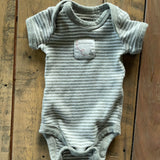 Striped Short Sleeve Onesie | Burts Bees