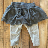 Gray Skirt and Leggings | 6-9 mo | Baby Gap