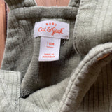 Green Ribbed Overalls | Cat & Jack