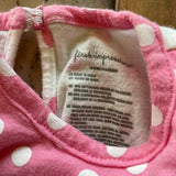 Pink Polkadot Romper Dress | 6-9 mo | First Impressions