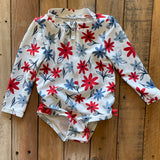 Flower One Piece Rash Guard | 6-9 mo | Carter's