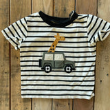 Car Stripe Shirt | 3-6 mo | Pekkle