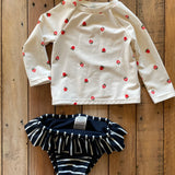 Two Piece Strawberry Swimsuit | 6-9 mo | Old Navy