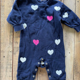 Knit Heart Romper | Baby Gap