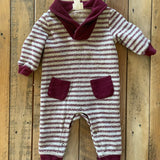 Knit Maroon Jumpsuit | 3-6 mo | Cat & Jack