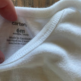 Plain Onesie | 3-6 mo | Carter's