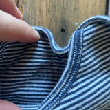Navy & White Stripe Onesie | 3-6 mo | Carter's