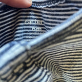 Stripe Blue Long Sleeve Onesie | 3-6 mo | Carter's