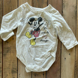 Mickey Long Sleeve Onesie | 3-6 mo | Disney Baby