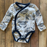 Organic Crabs Long Sleeve Onesie | 3-6 mo | Honest Baby