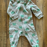Mr Frog Zip Up Pajama | 3-6 mo | Carter's