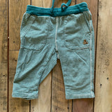 Green Stripe Pants | 3-6 mo | Baby Gap
