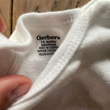 White Onesie | 3-6 mo | Gerber