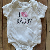 I Love Daddy Onesie | 3-6 mo | Lullaby