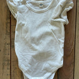 White Ruffles Onesie | 3-6 mo
