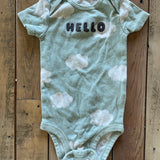 Cloud "Hello" Onesie | 3-6 mo | Carter's